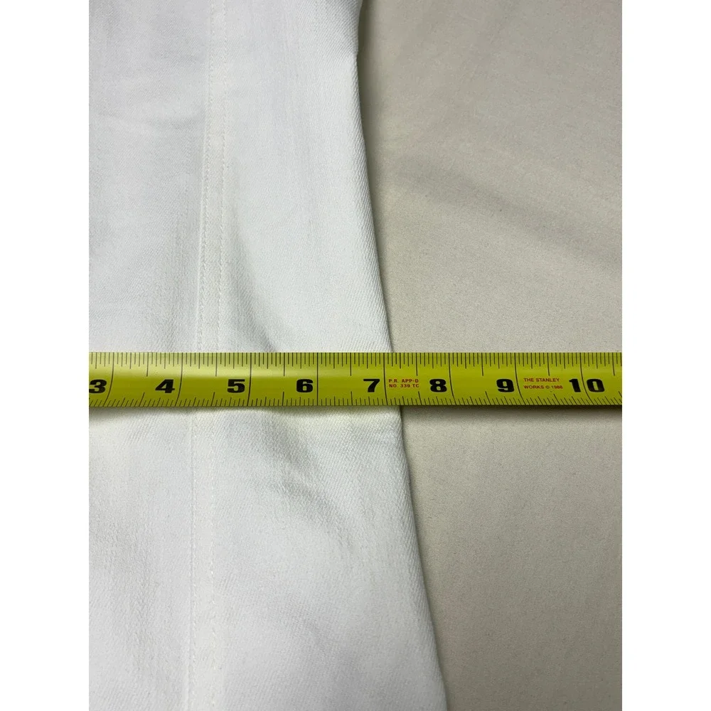 Cinq a Sept Tous Les Jours White High Waisted Flare Slit Hem Womens 2 W26 L26‎